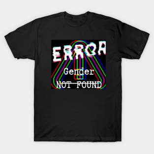 Error gender not found! T-Shirt